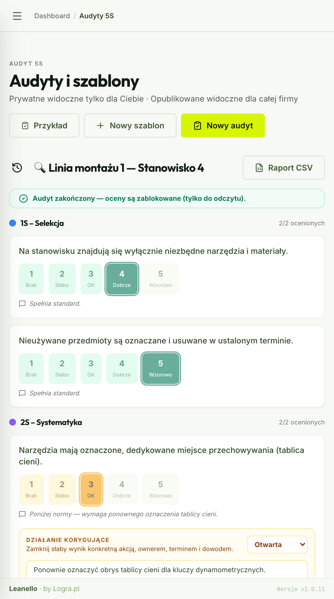 Sprawdzasz, czy standard żyje — Podgląd aplikacji